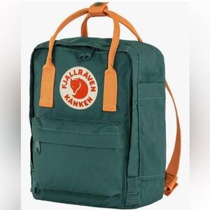 Fjallraven Kanken Mini Arctic Green/Spicy Orange Bag